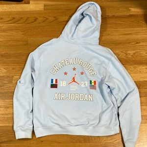 Jordan Maison Chateau Rouge Light Blue Sweatshirt - Size L - Gently Used